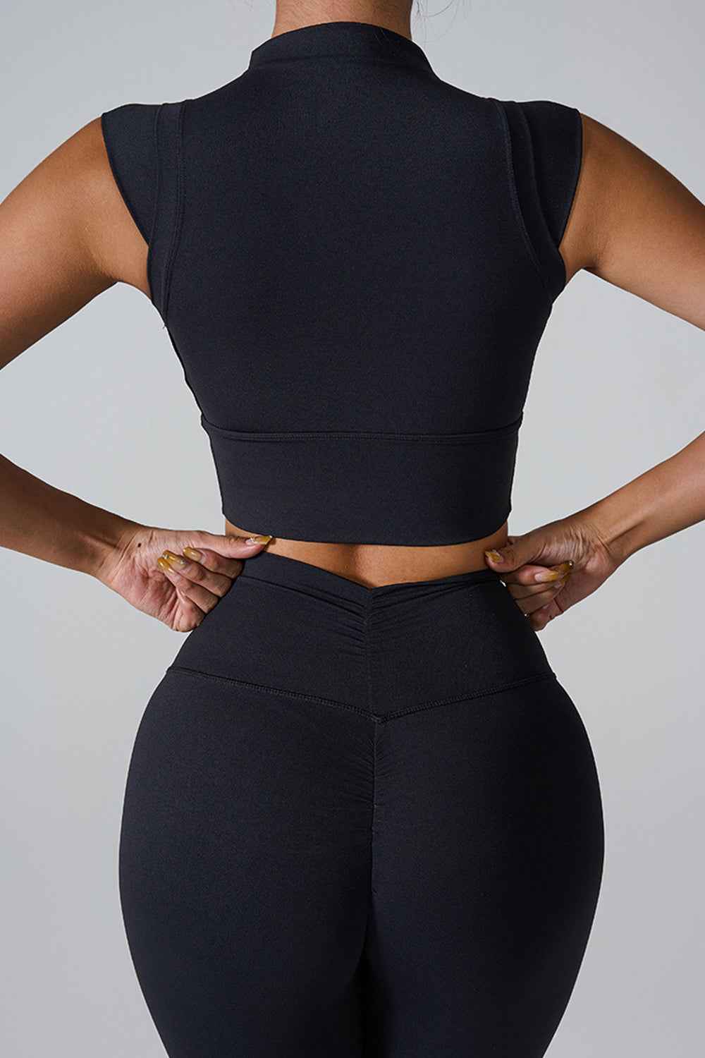 Mock Neck Active Tank Top