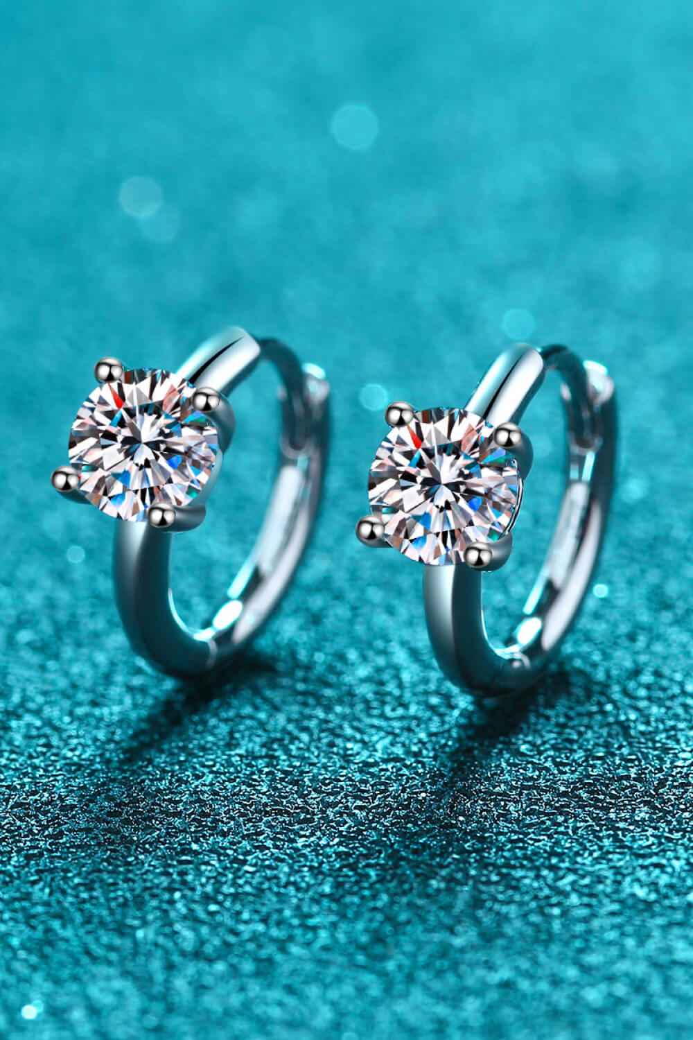 Moissanite Simple Diamond Earrings