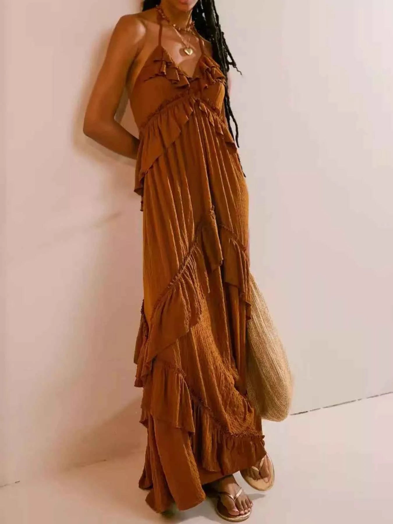 The Ruffled Halter