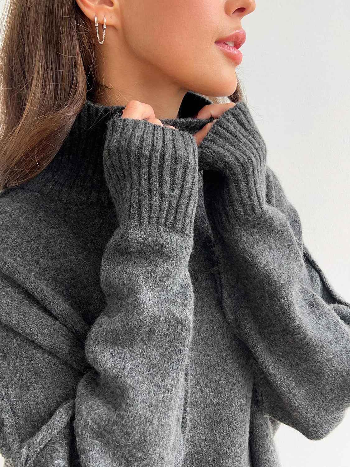 Turtleneck Top and Pants Sweater