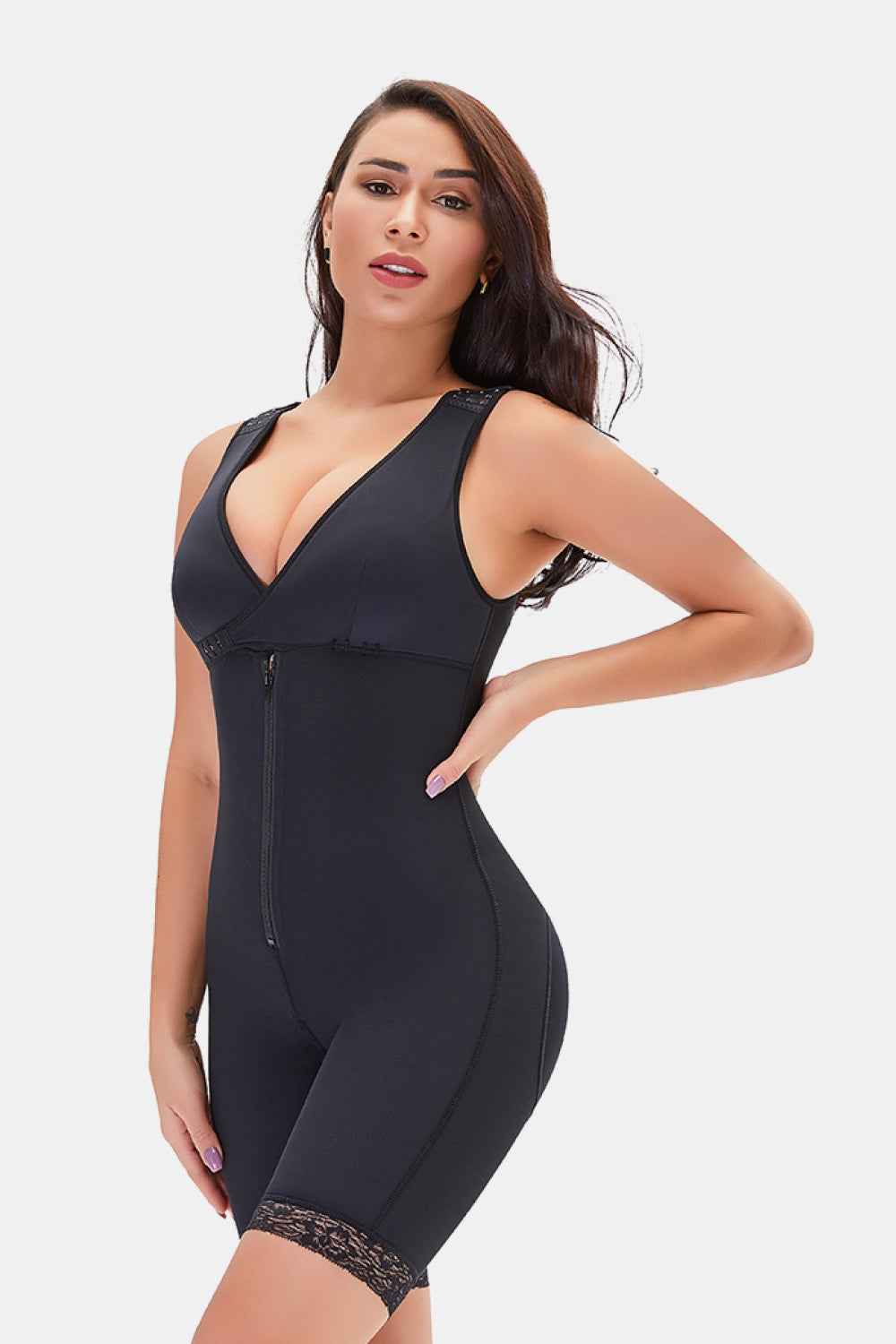 Trim Shapewear with Zipper