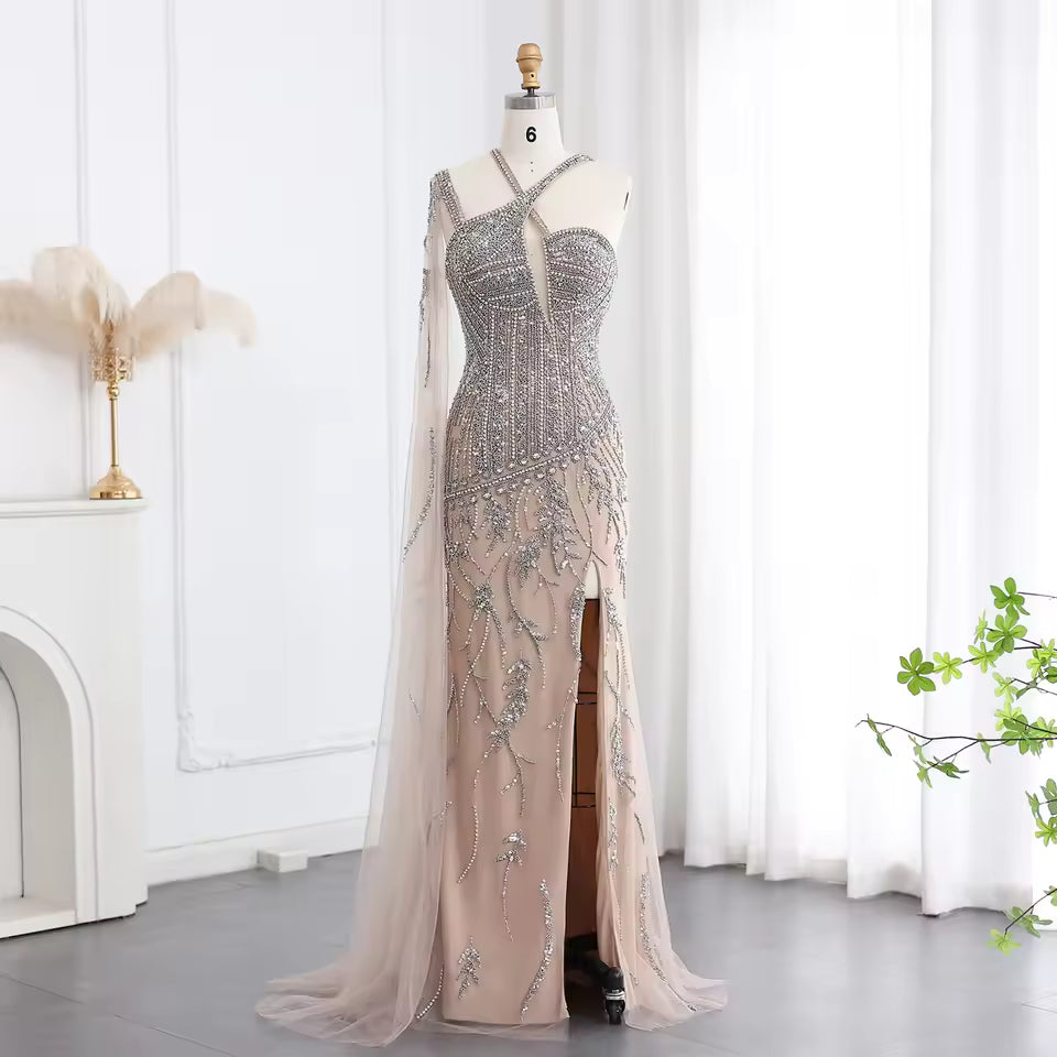 Sparkle Silver Prom Dresses