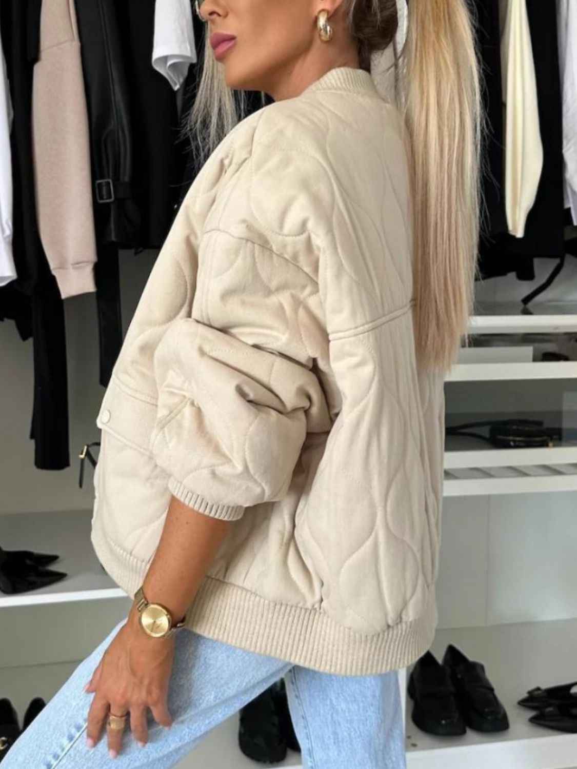 Baseball Collar Down Jacket