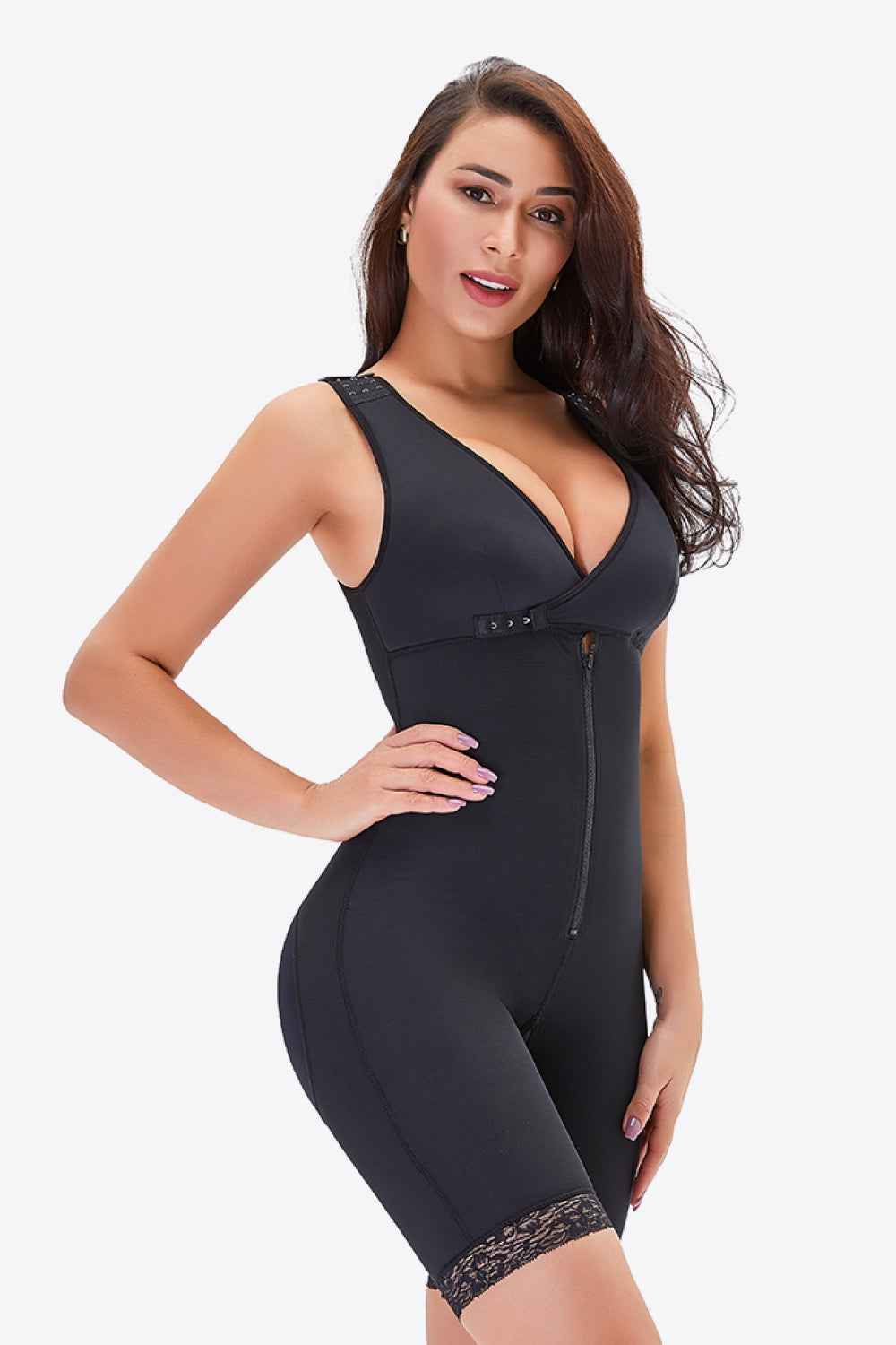 Trim Shapewear with Zipper