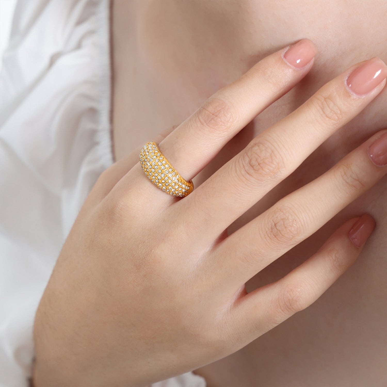Diamond Titanium Steel Ring - HOORR