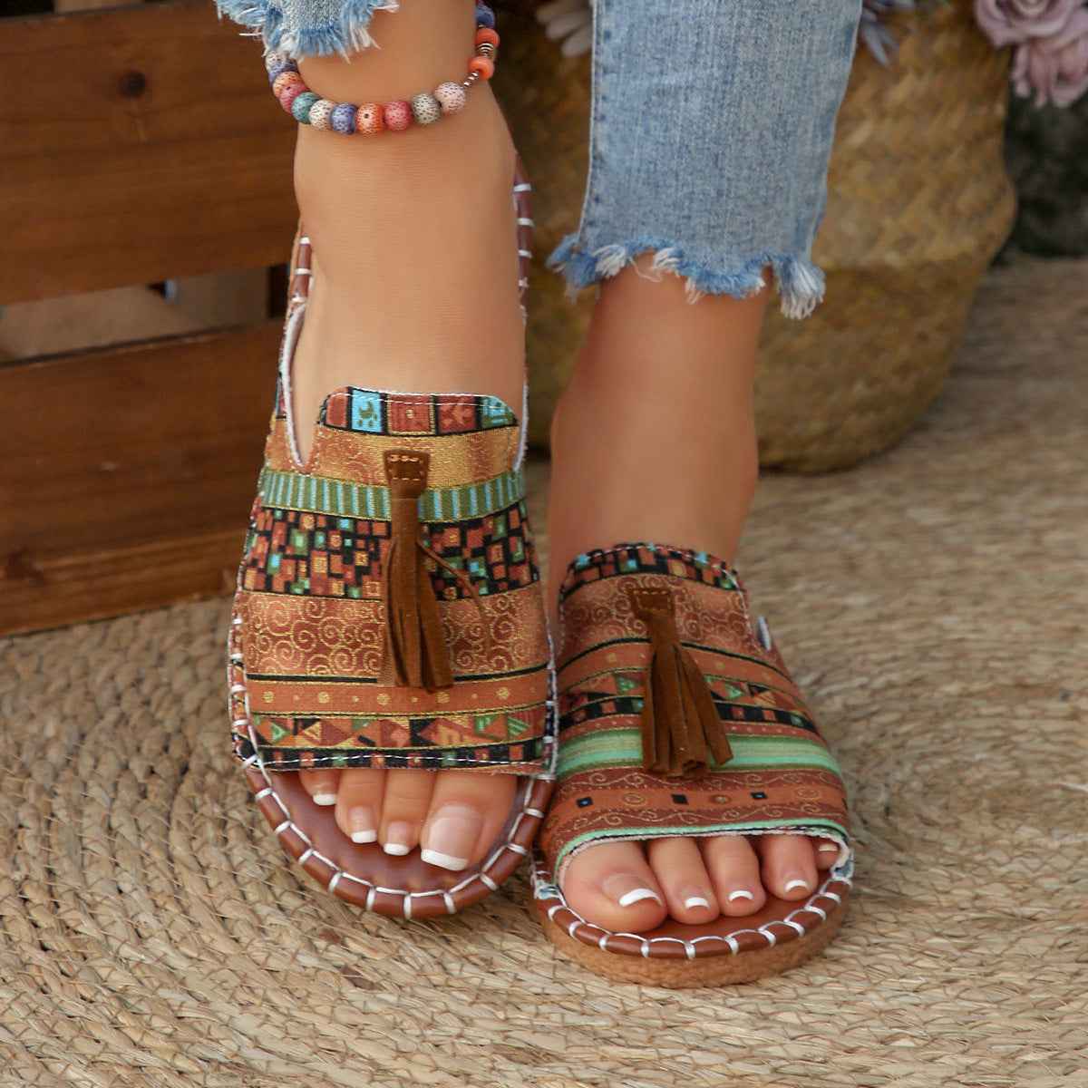 The Tassel Sandal