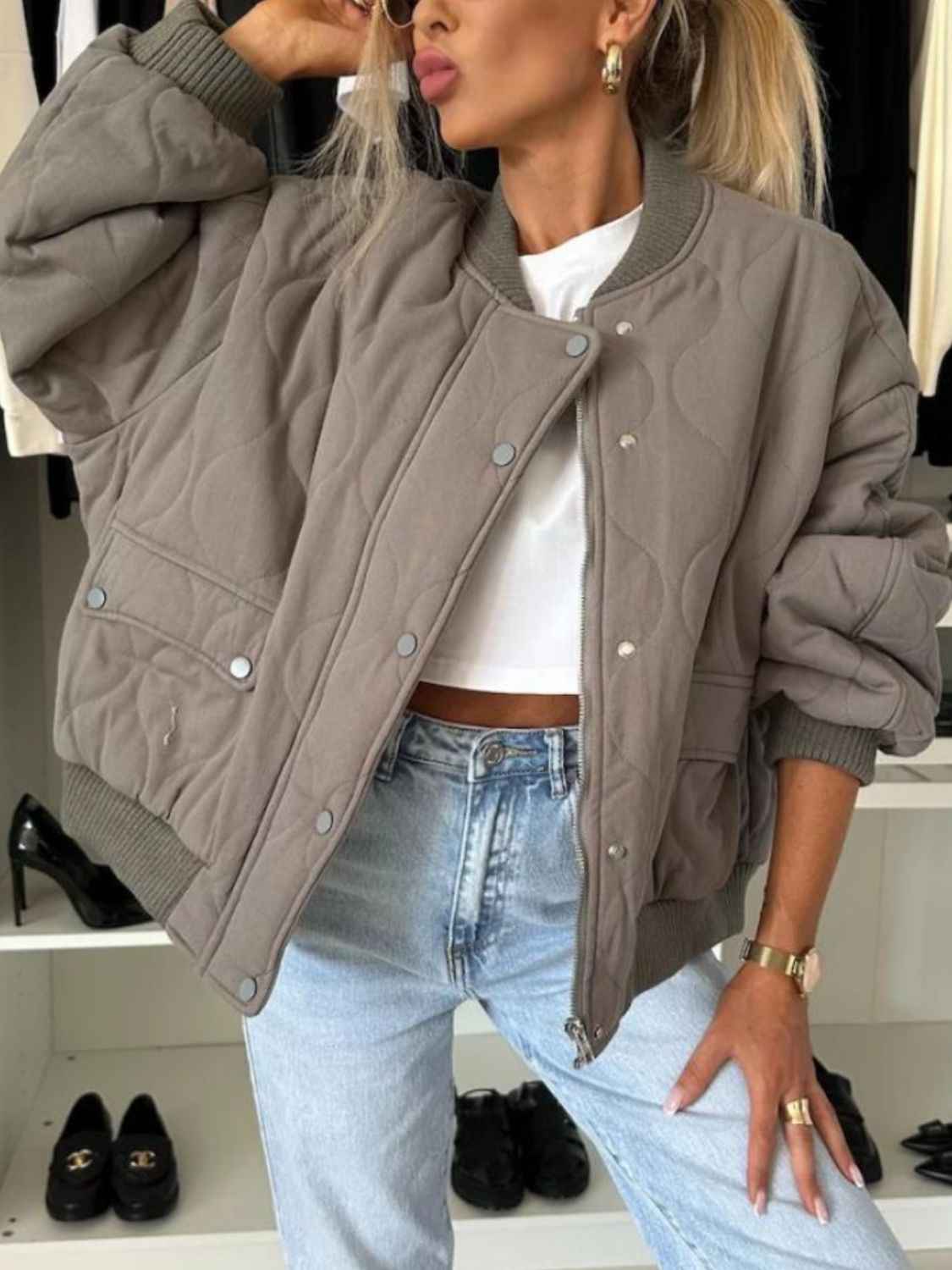 Baseball Collar Down Jacket