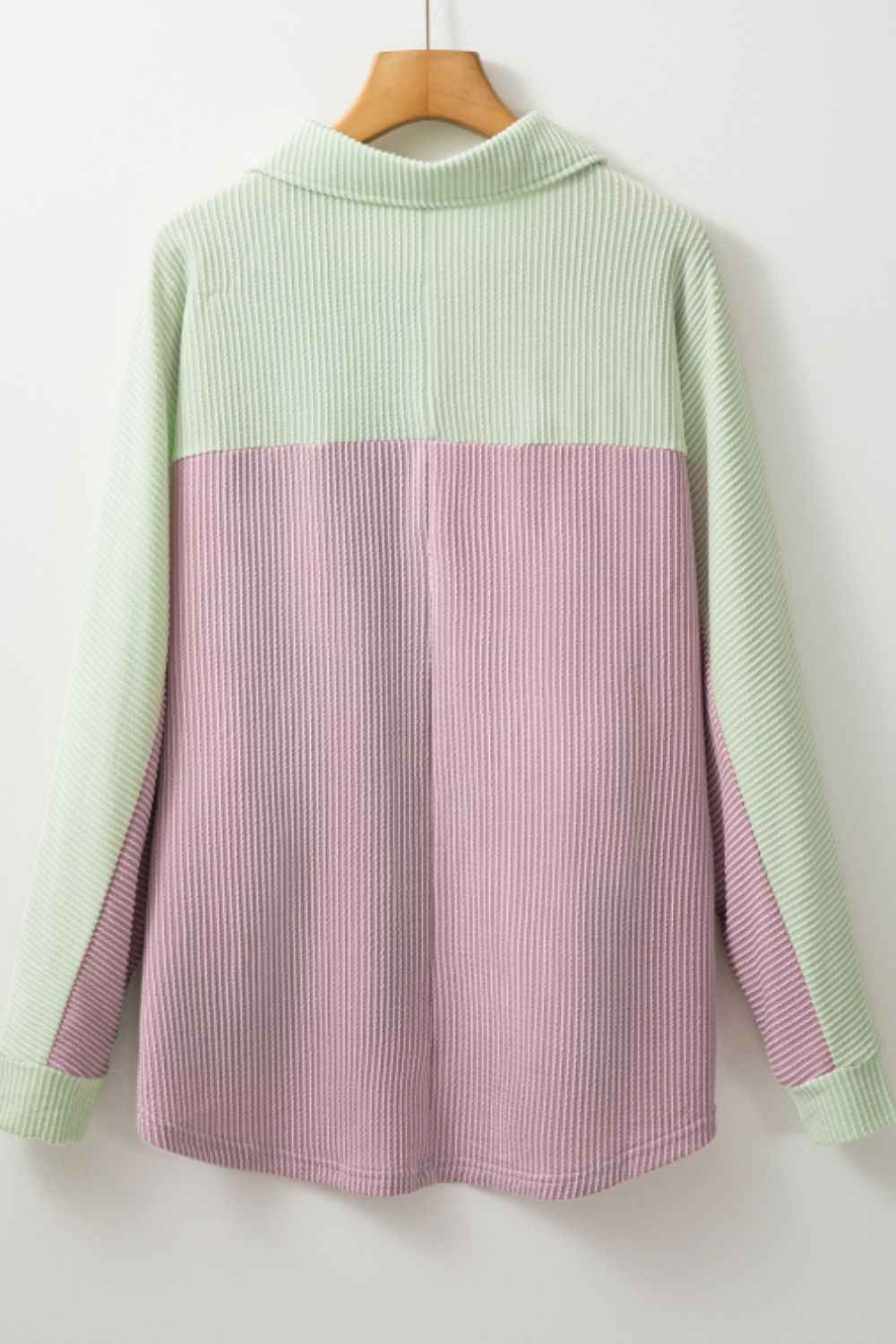 Corded Button Up Shacket