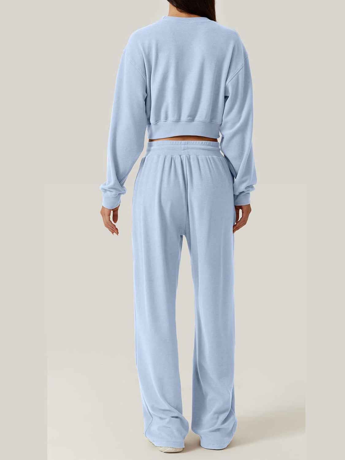 Crisscross Top Drawstring Pants