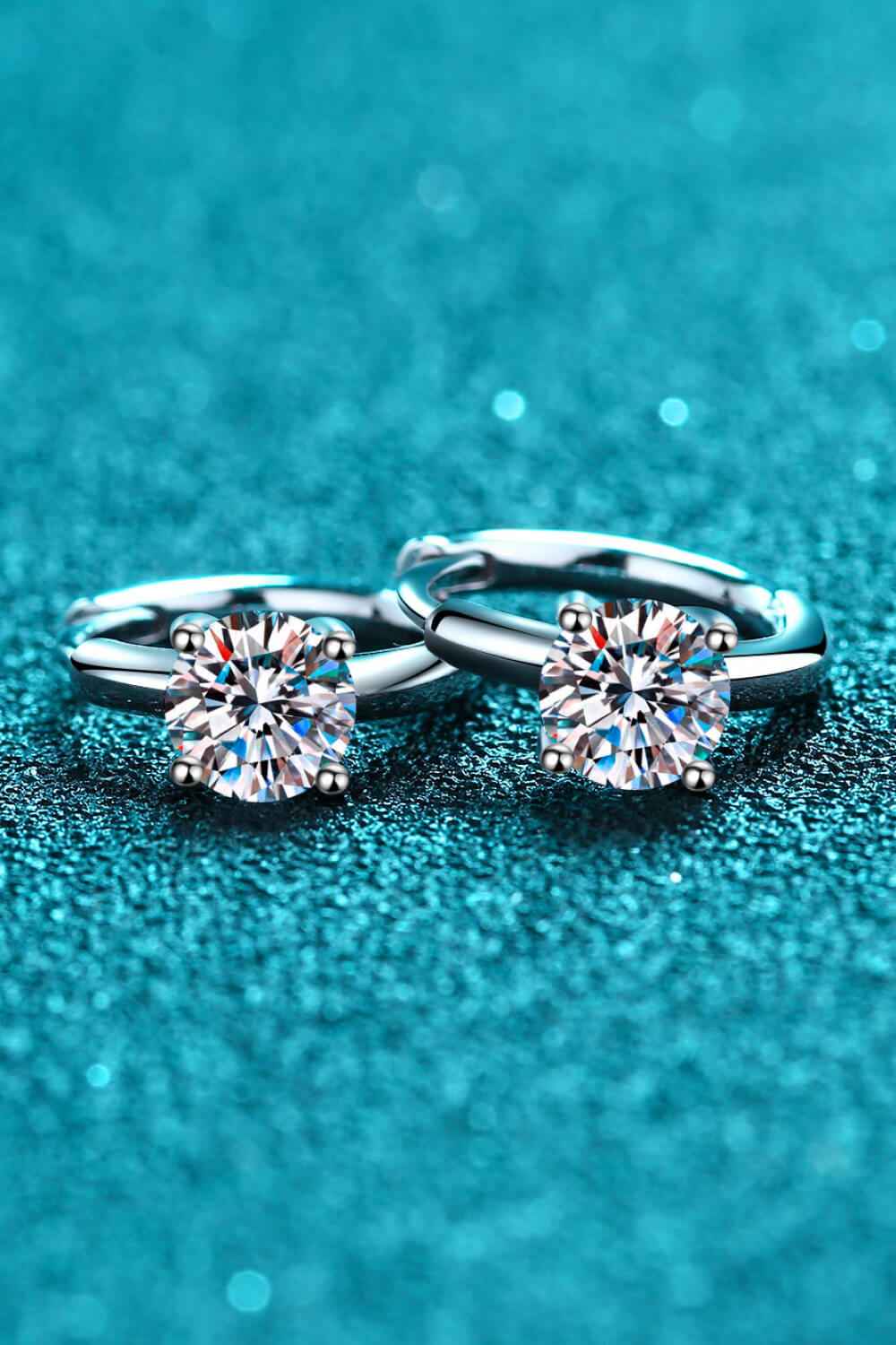 Moissanite Simple Diamond Earrings