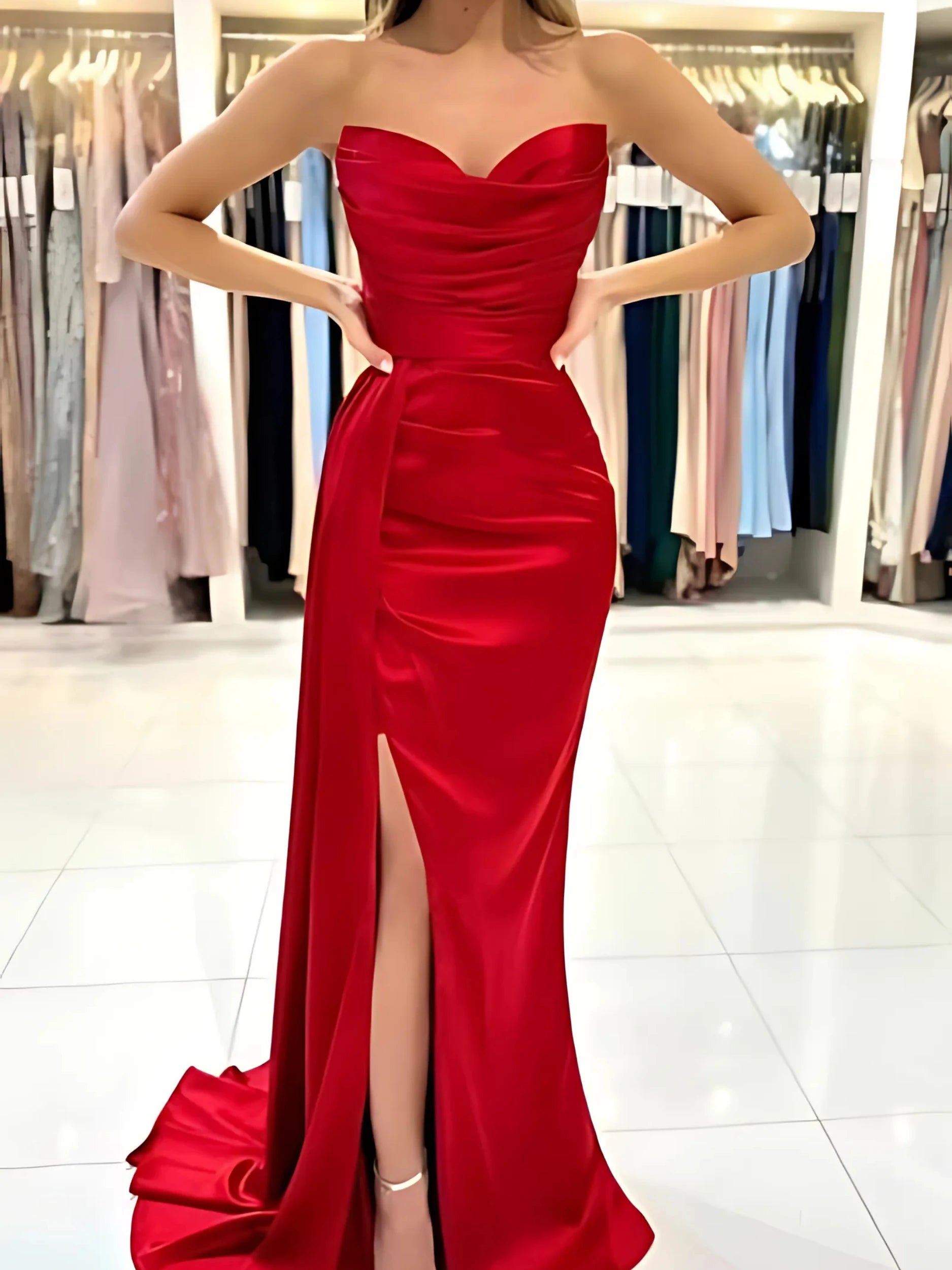 Modern Sweetheart Prom Dress