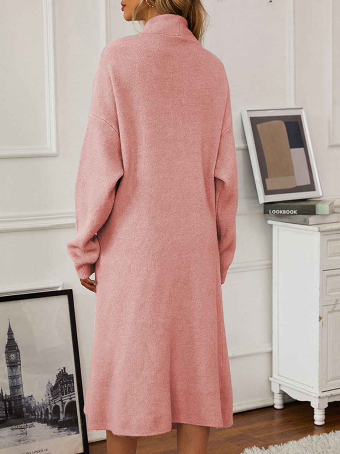 Open Front Cardigan Sweater Set