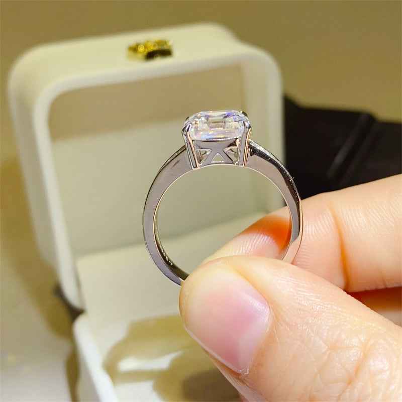 3 Carat Moissanite 925 Sterling Silver Ring