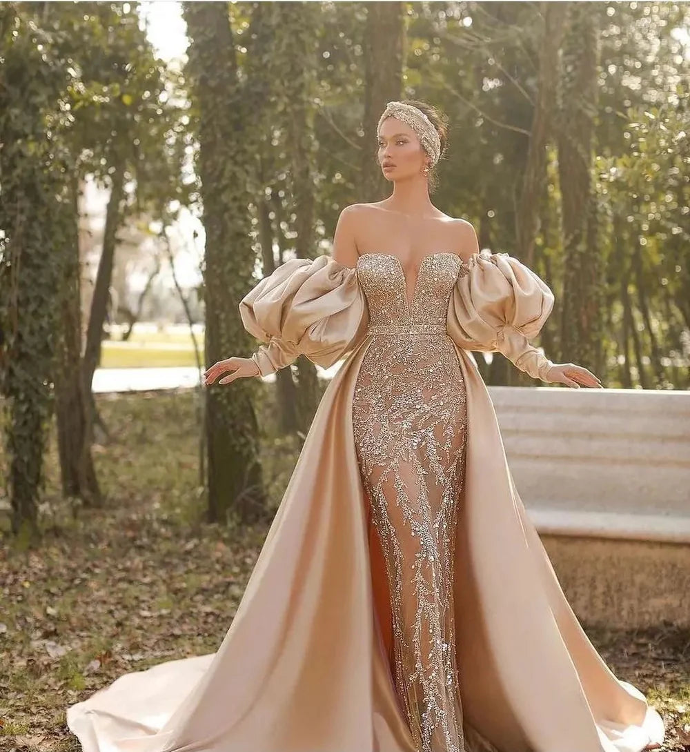 Elegant Mermaid Evening Party Dress