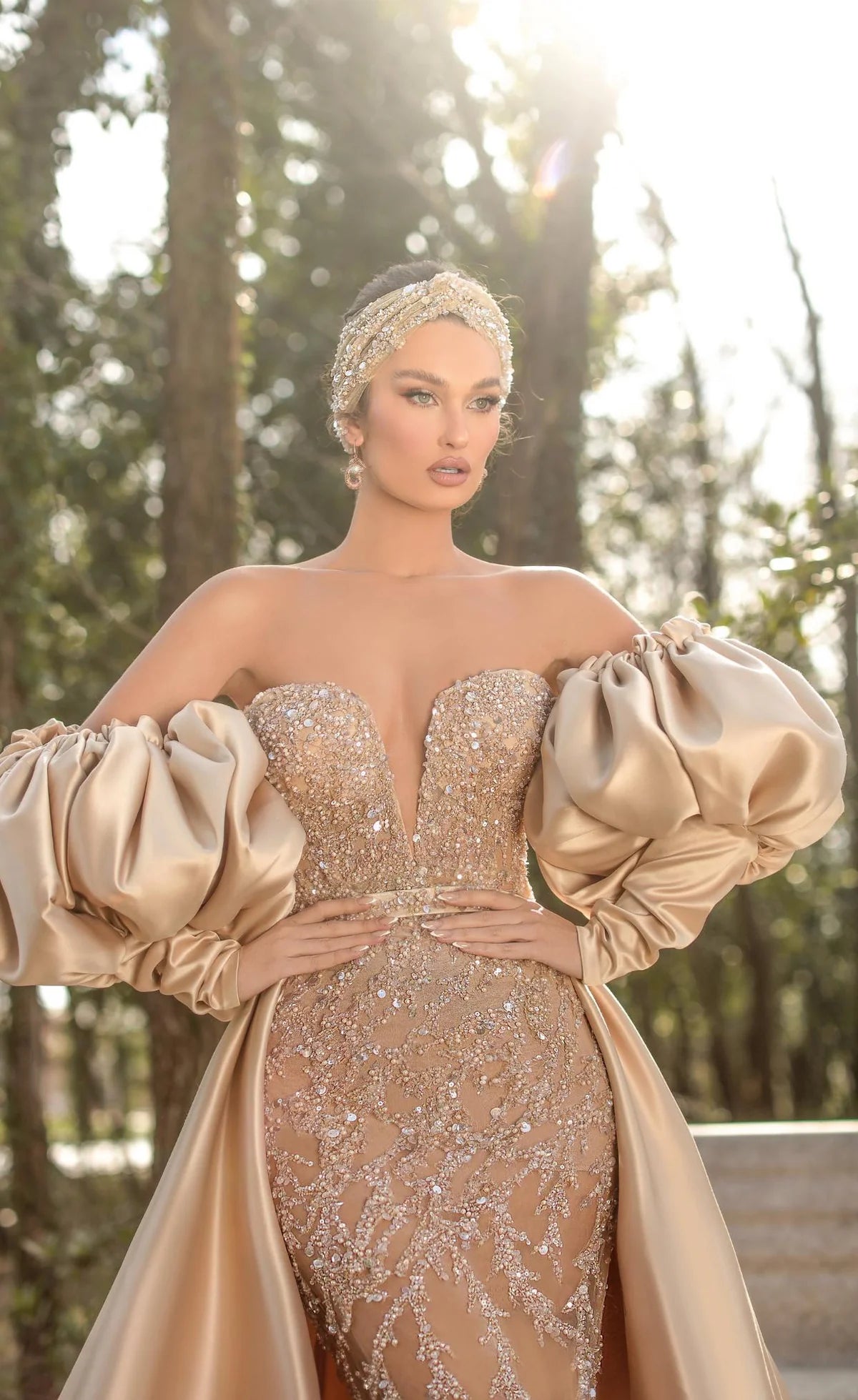 Elegant Mermaid Evening Party Dress