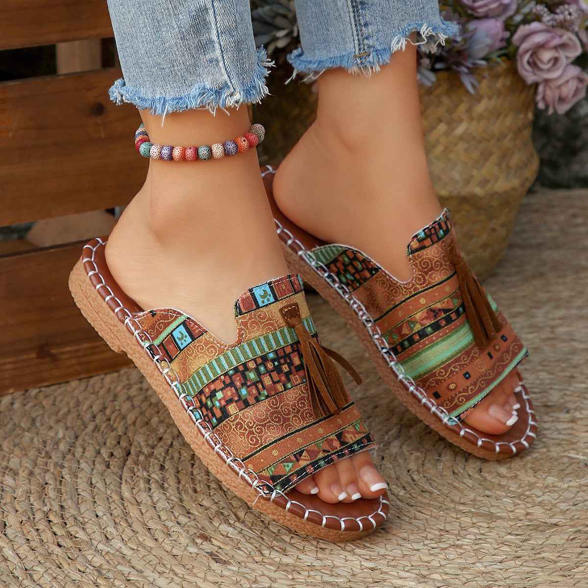 The Tassel Sandal