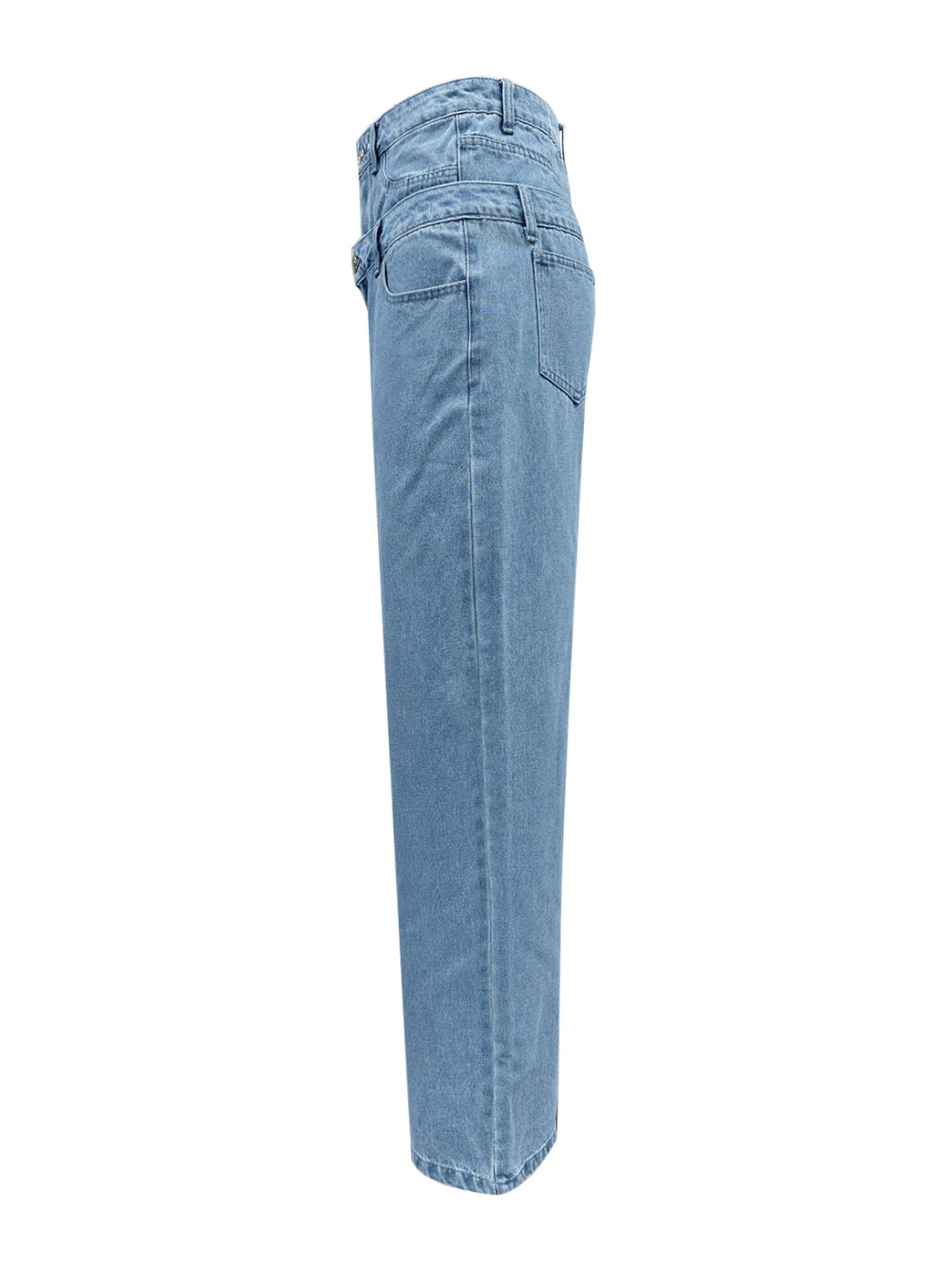 Unique Pattern High Waist Jeans - HOORR