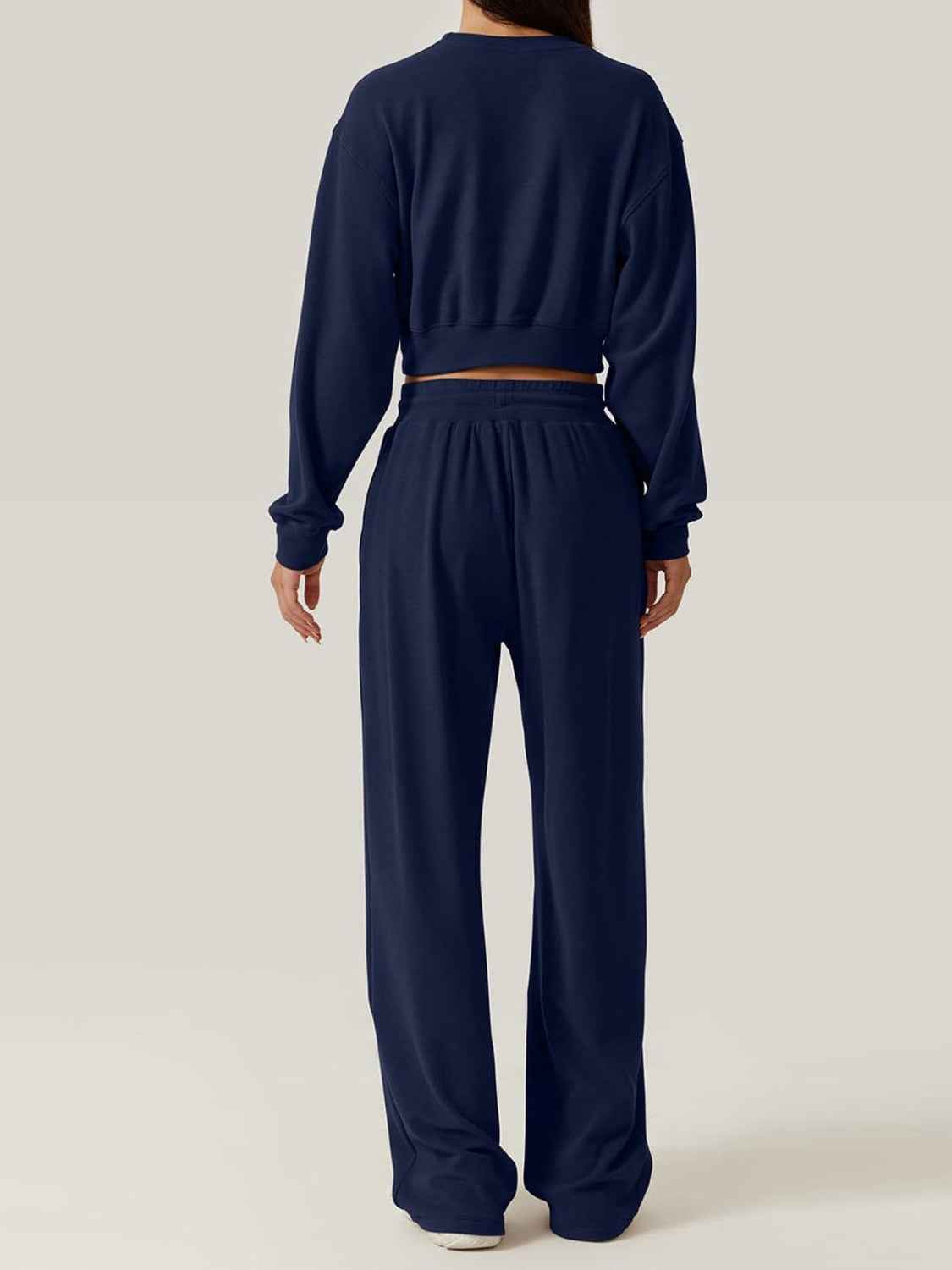 Crisscross Top Drawstring Pants