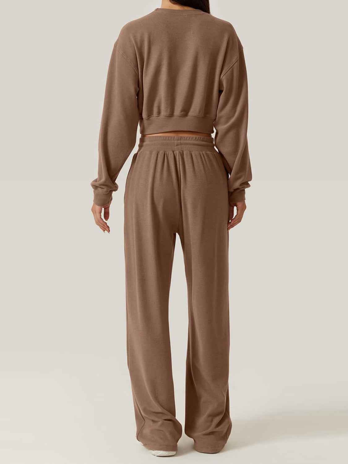 Crisscross Top Drawstring Pants