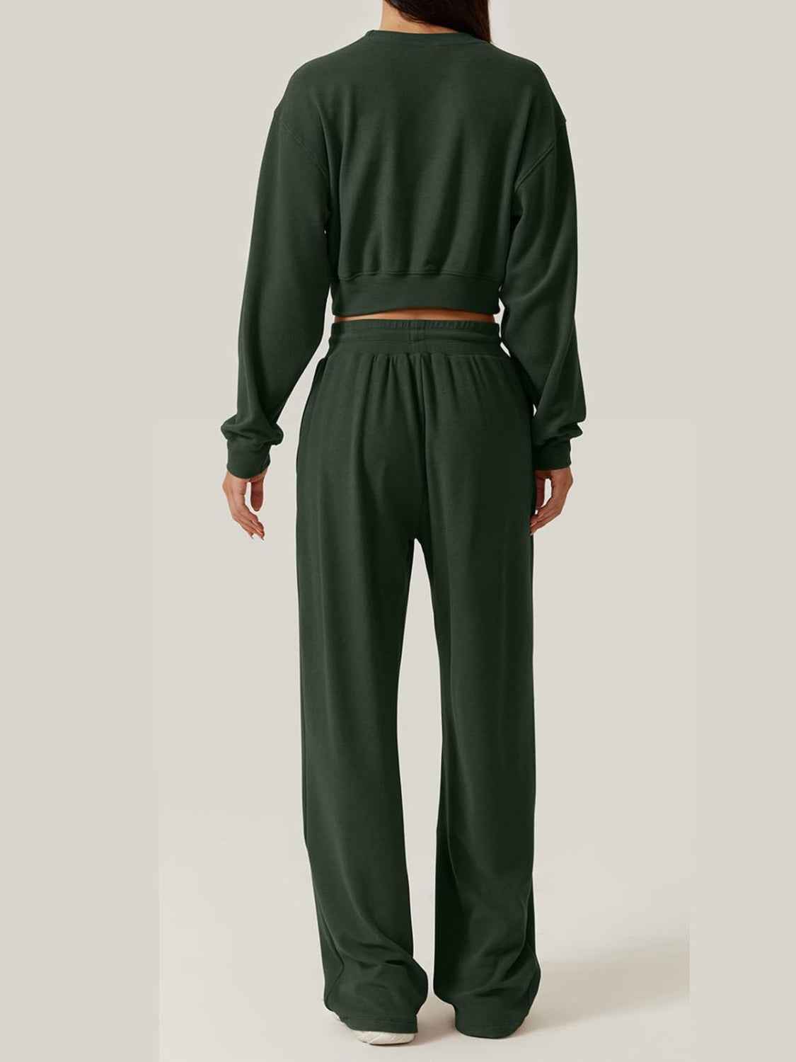 Crisscross Top Drawstring Pants