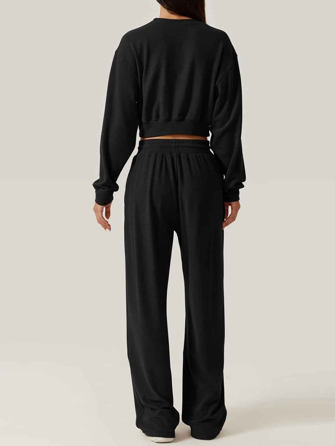 Crisscross Top Drawstring Pants