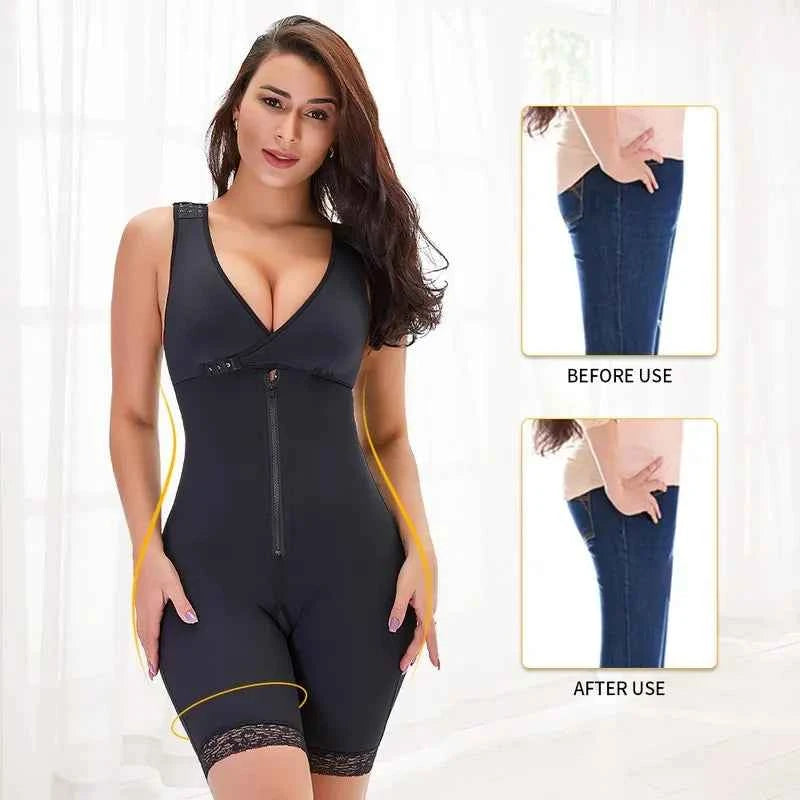 Trim Shapewear with Zipper