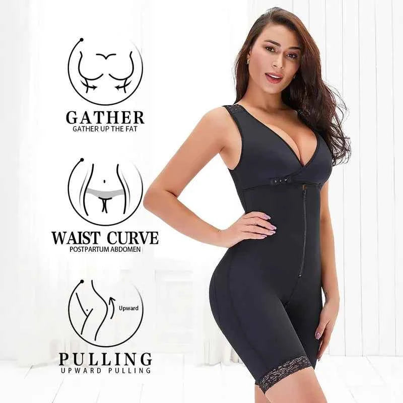 Trim Shapewear with Zipper