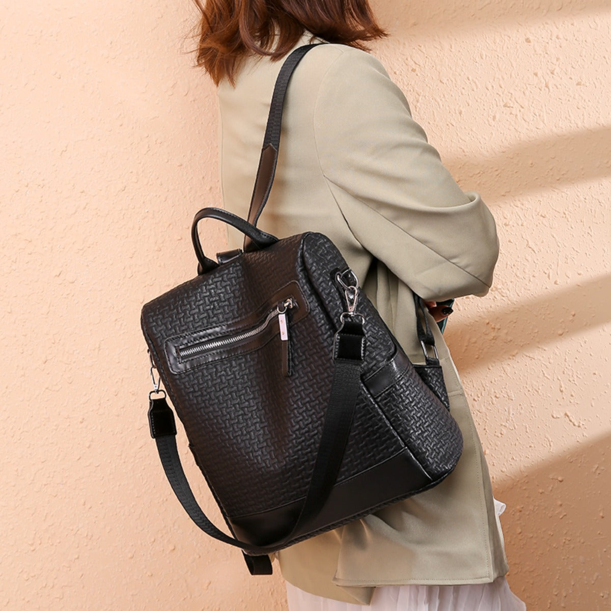 Leather Backpack Bag - HOORR