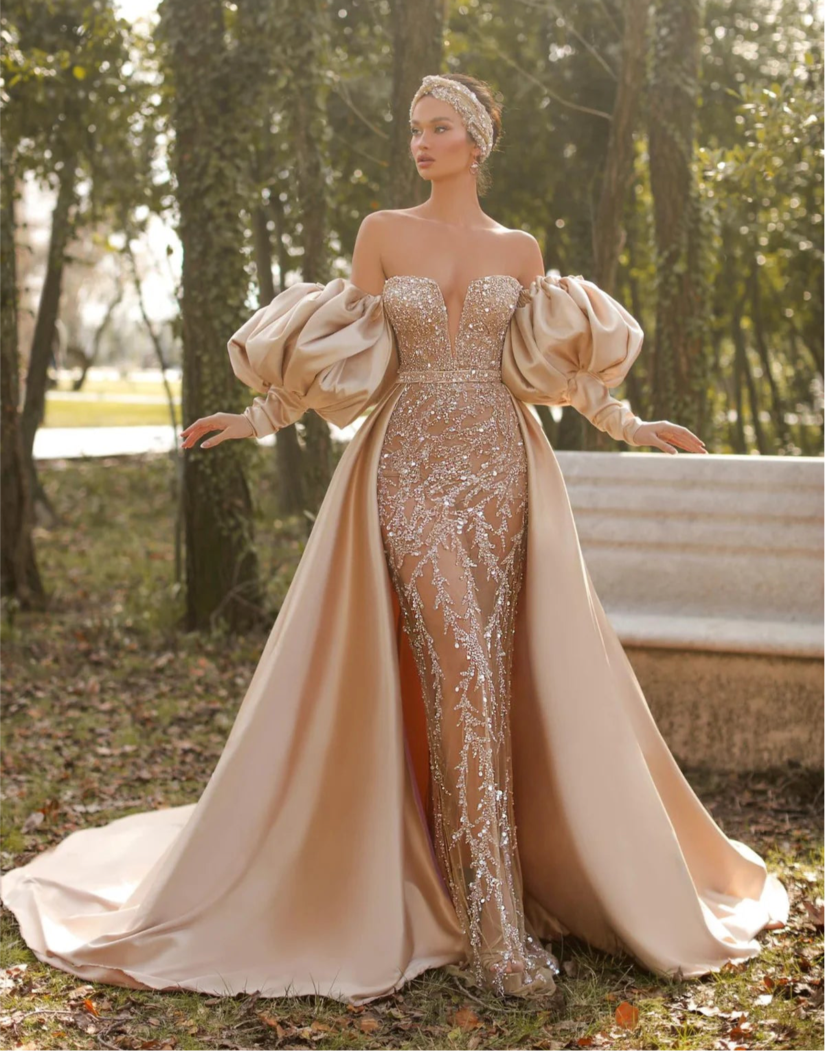 Elegant Mermaid Evening Party Dress