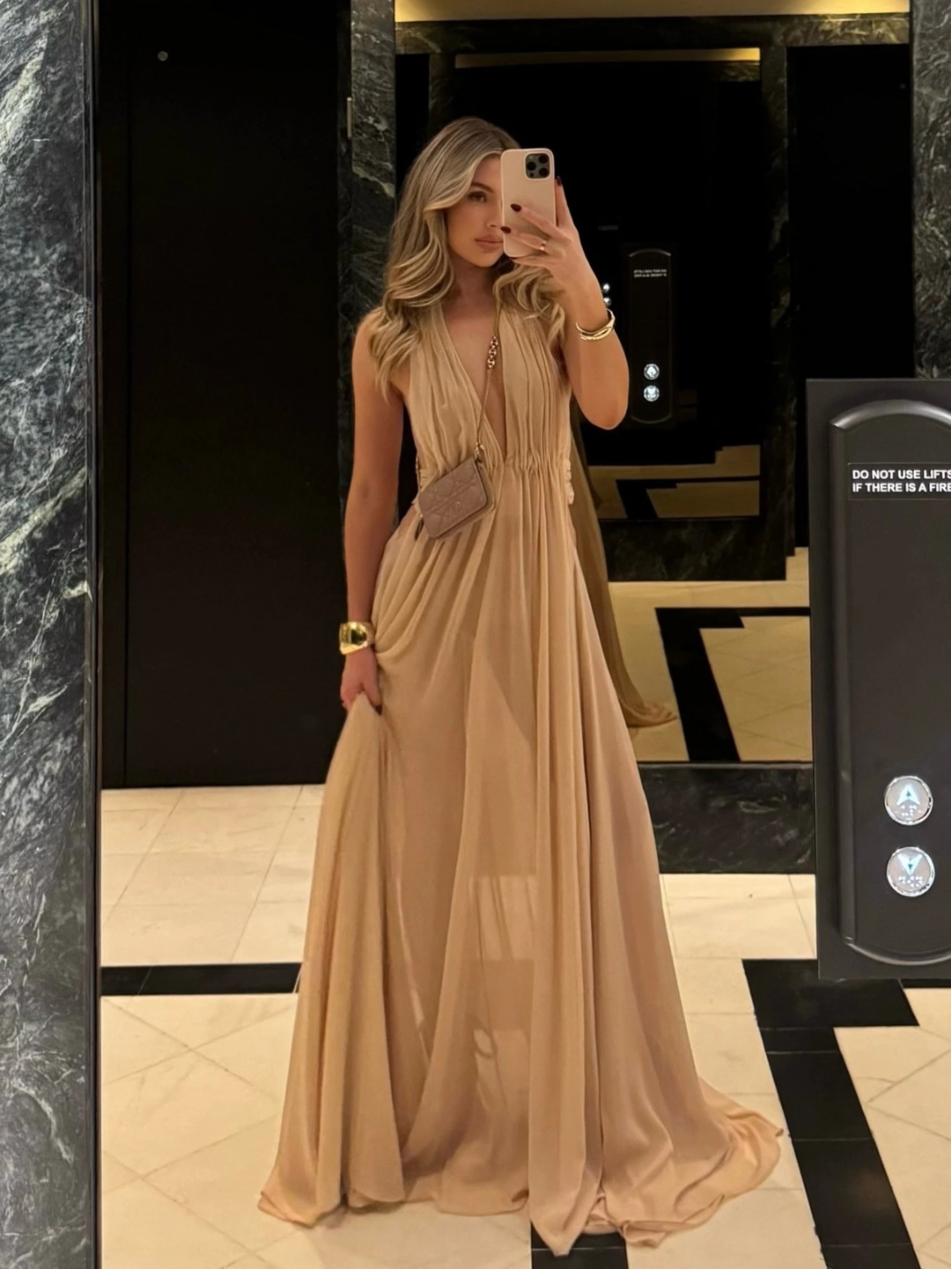 Sexy Backless Hanging Party Dress