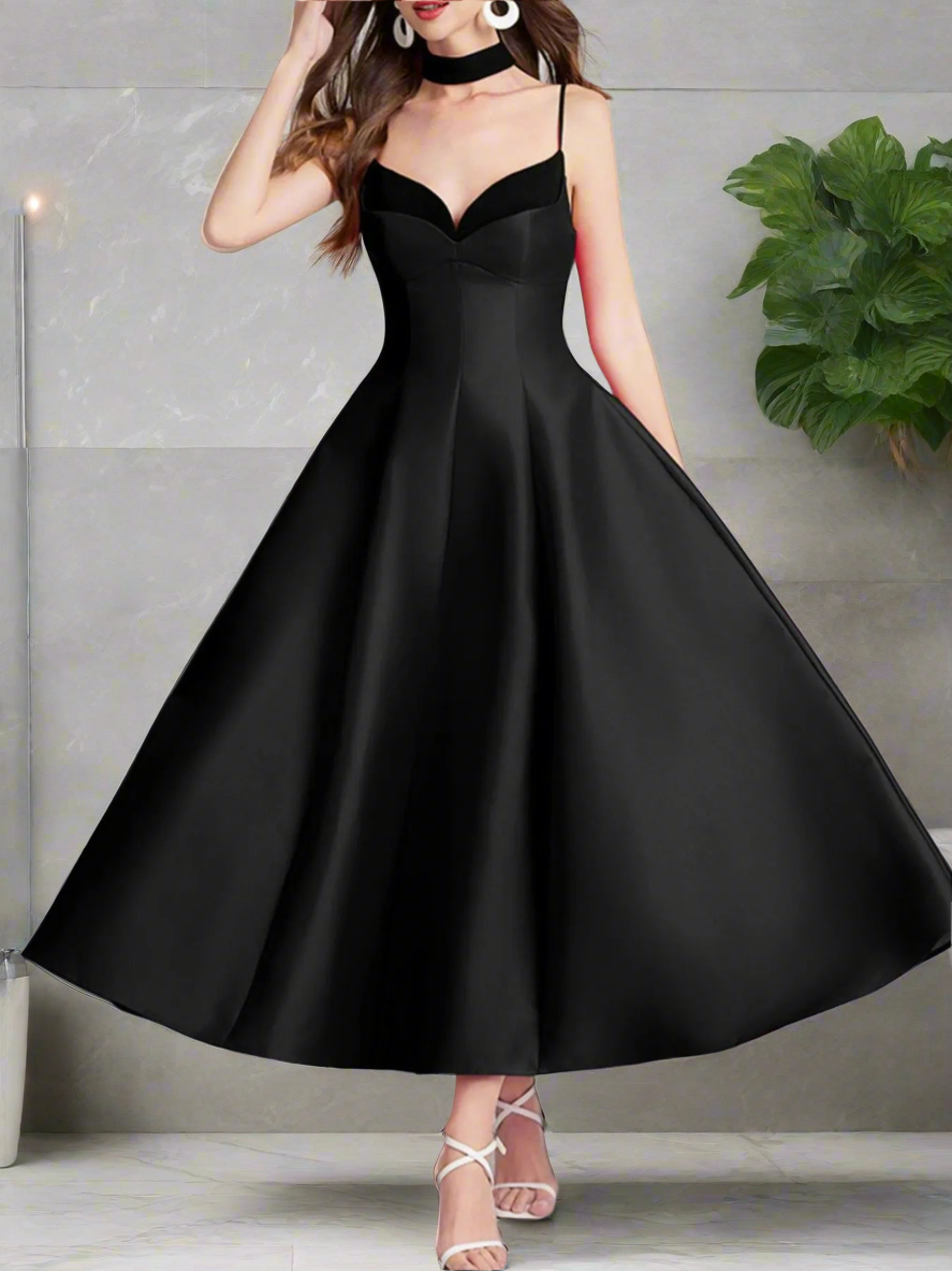 Sweetheart Collar Dress