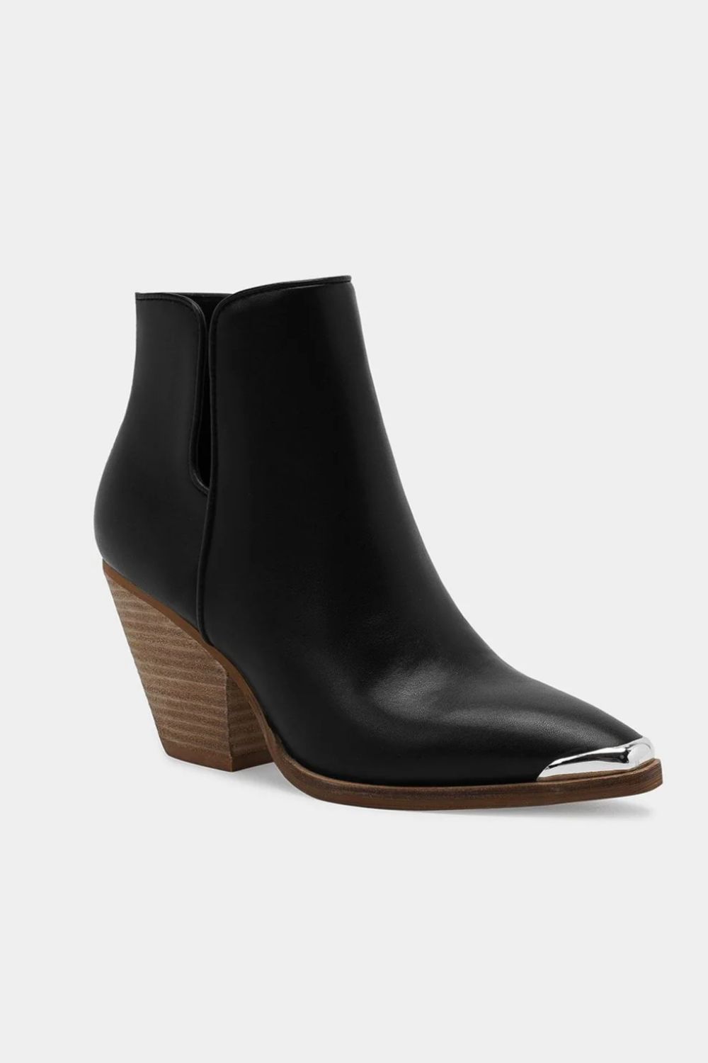 Pointed Metal-Tip Toe Boots