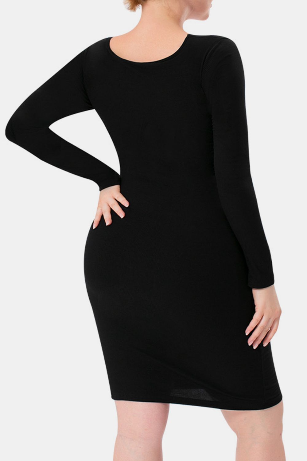 Shape-wear Square Neck Dress - HOORR