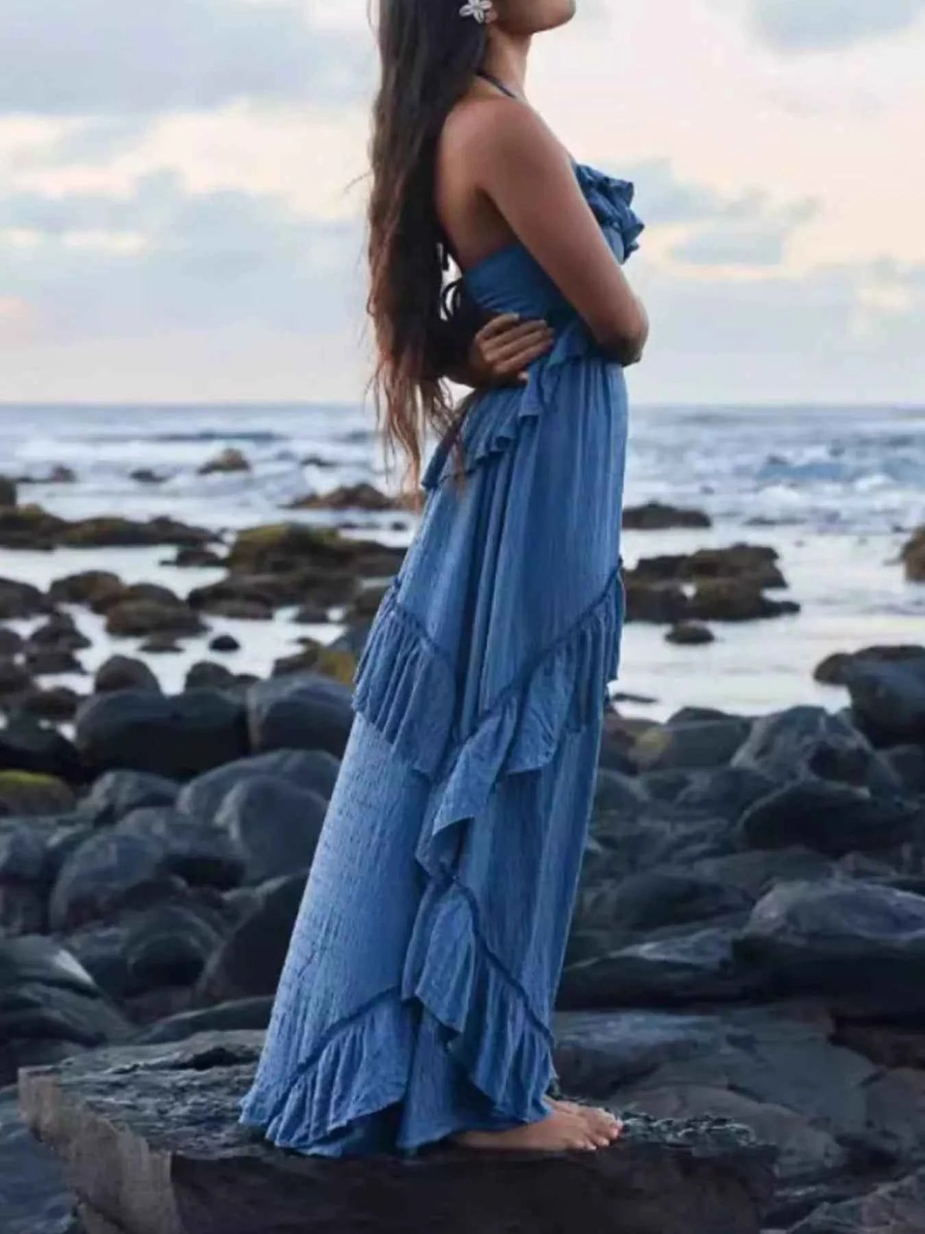 The Ruffled Halter