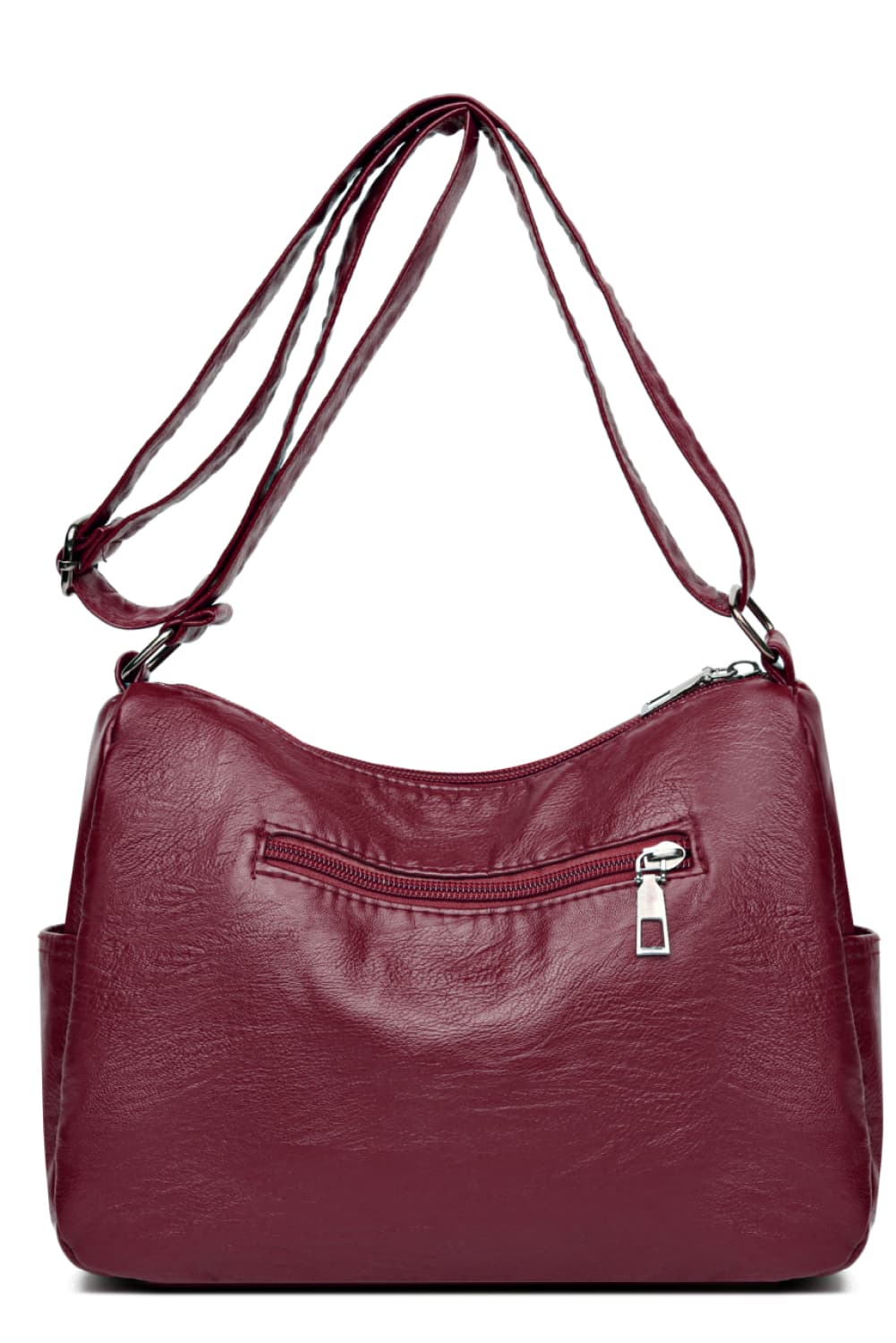 Multi-Pocket Leather Crossbody Bags - HOORR