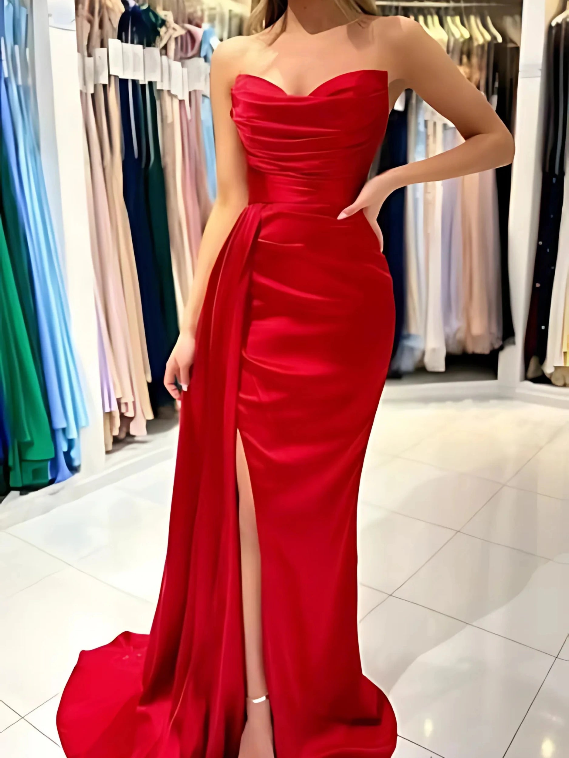 Modern Sweetheart Prom Dress