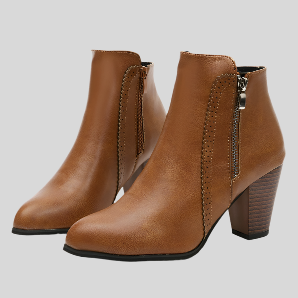 Block Heel Boots