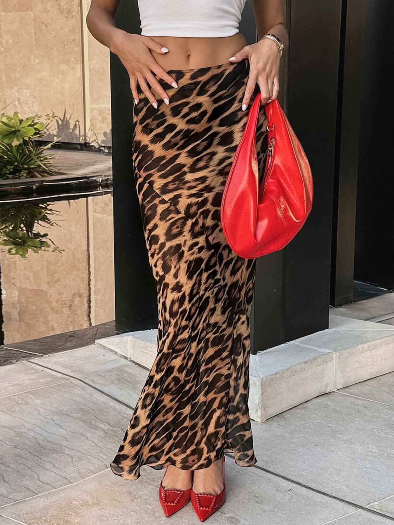 The Leopard Maxi Skirt