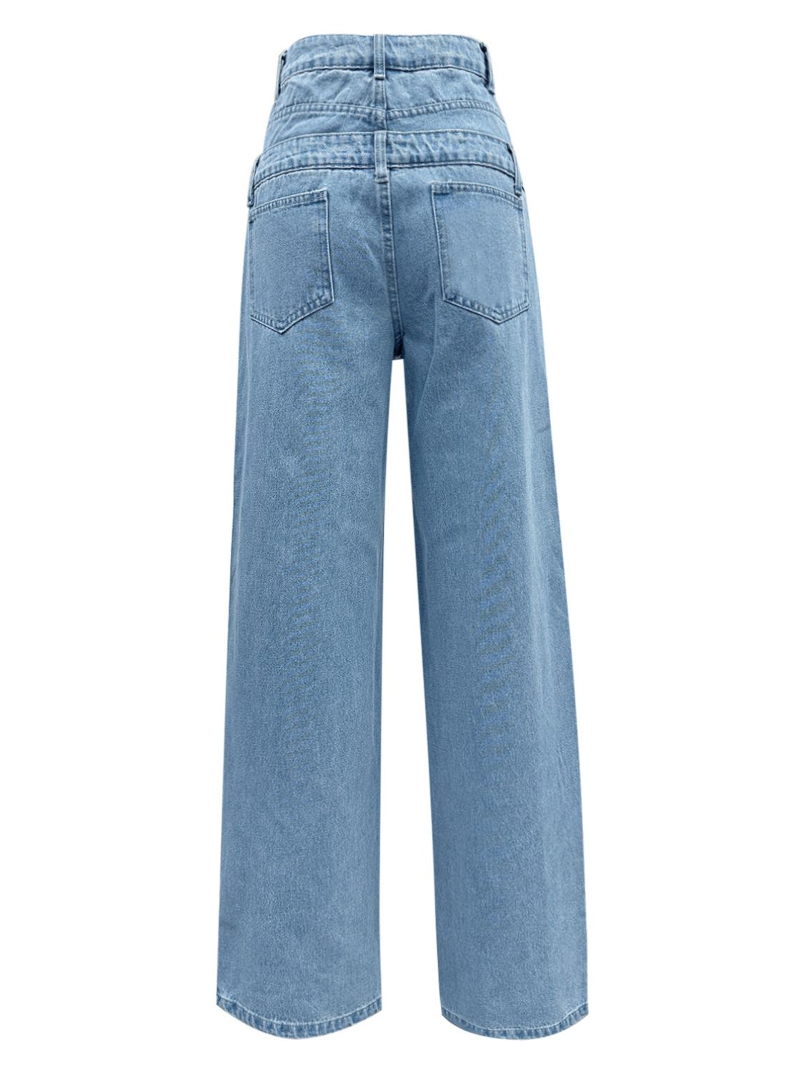 Unique Pattern High Waist Jeans - HOORR