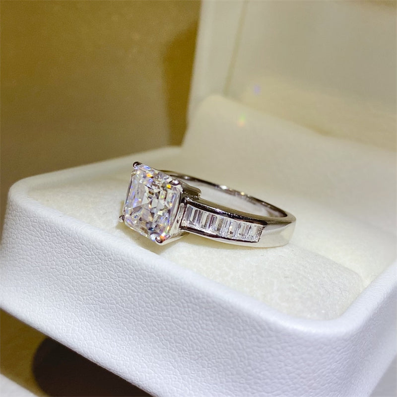 3 Carat Moissanite 925 Sterling Silver Ring - HOORR