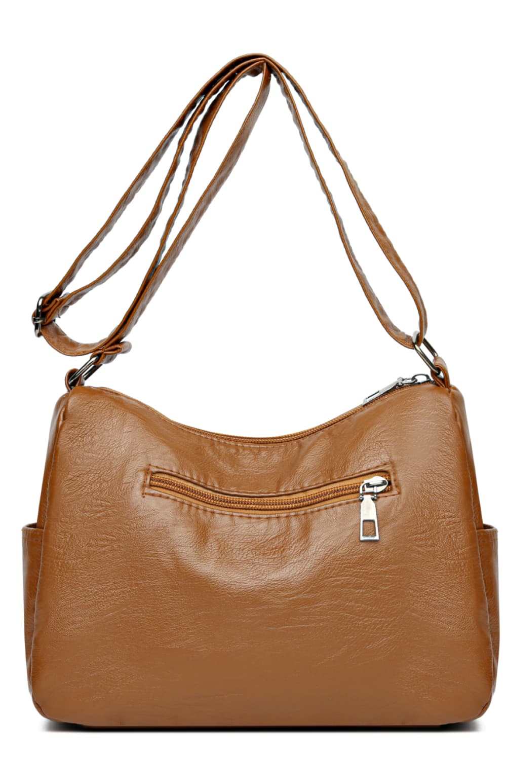 Multi-Pocket Leather Crossbody Bags - HOORR