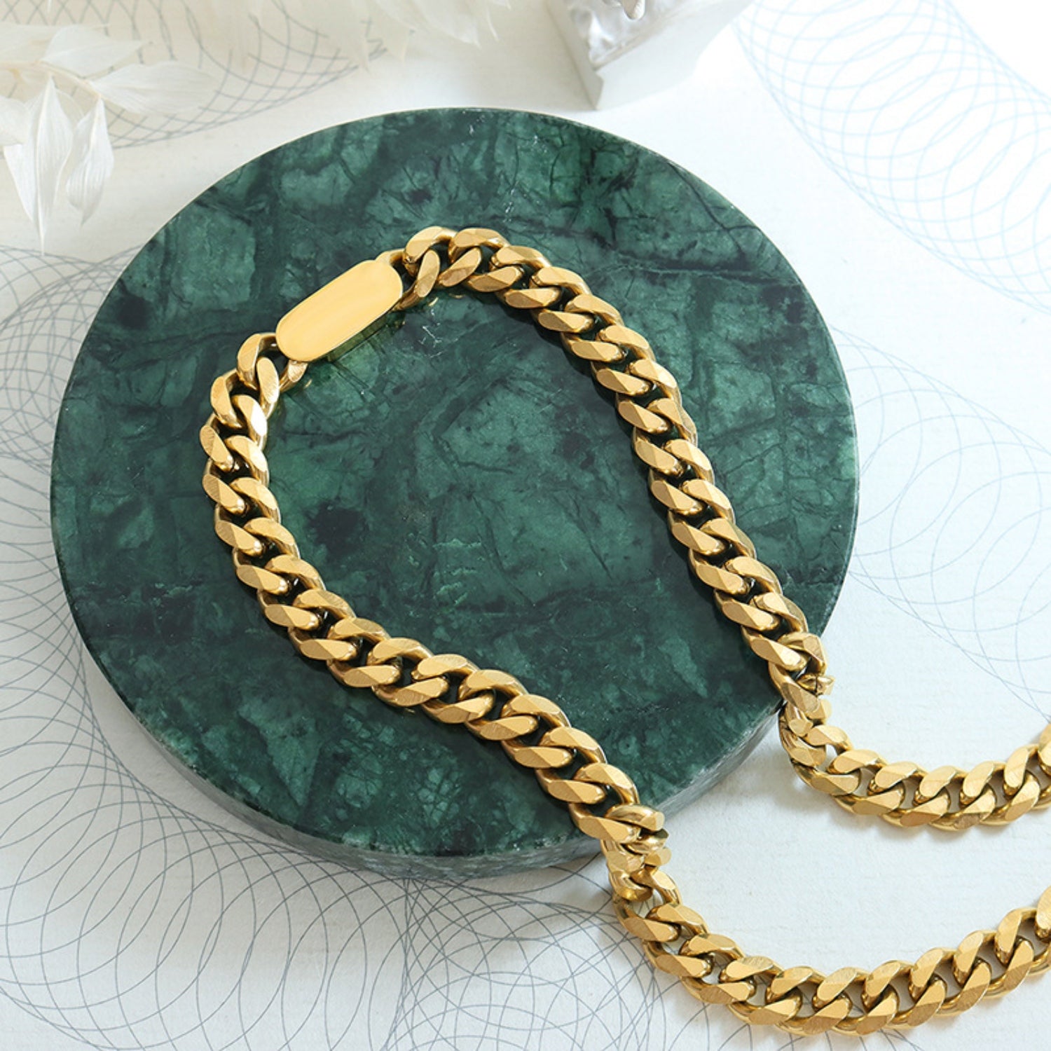 18K Gold-Plated Chain Necklace - HOORR