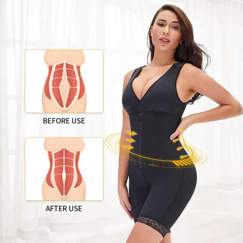 Trim Shapewear with Zipper